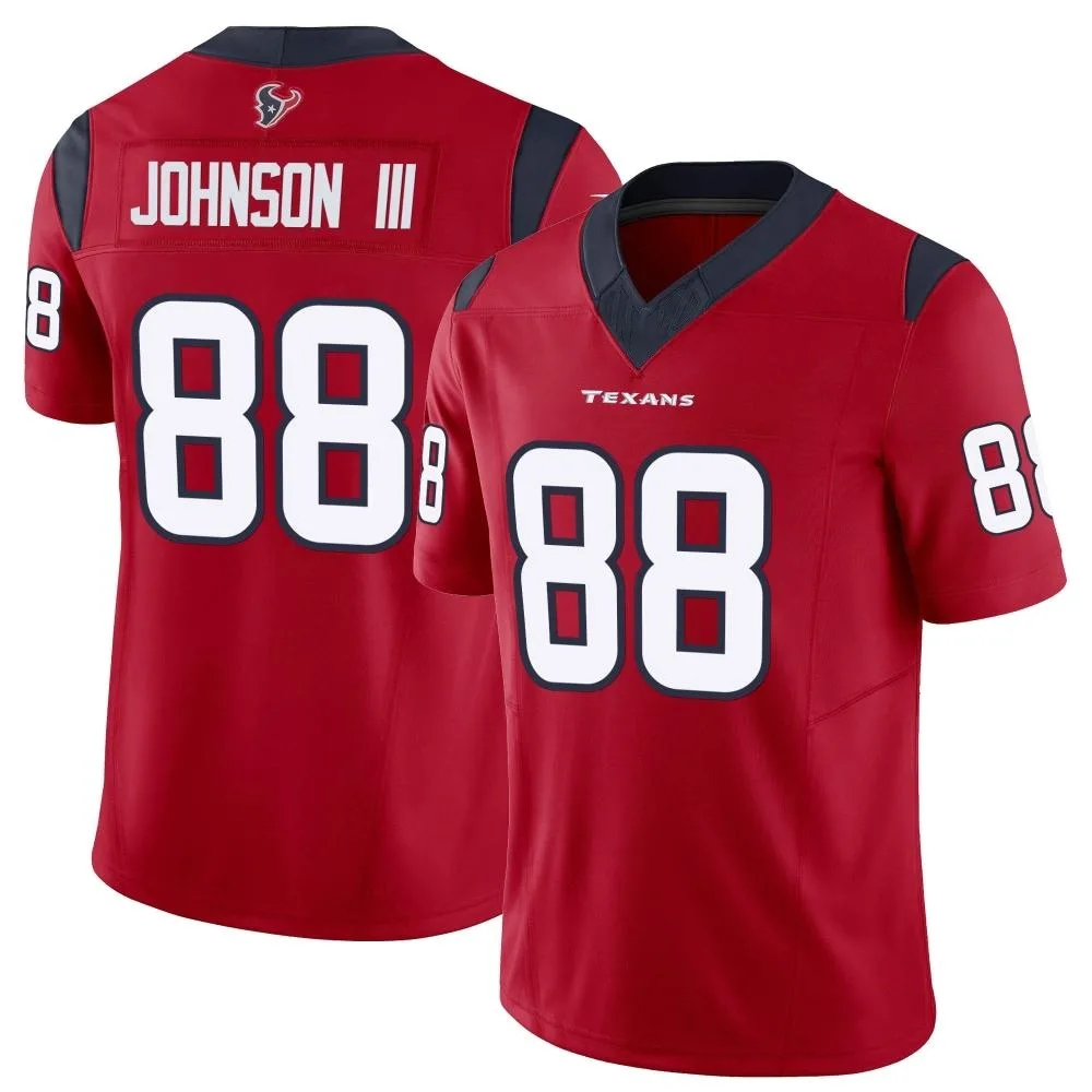 Men's Houston Texans Johnny Johnson Iii Nike Vapor F.U.S.E. Limited Red Jersey Men's Houston Texans Johnny Johnson Iii Nike Vapor F.U.S.E. Limited Red Jersey