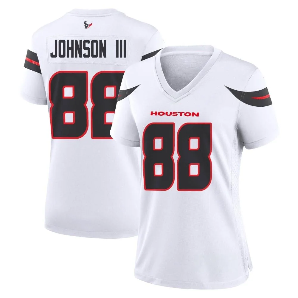 Women's Houston Texans Johnny Johnson Iii Nike Game White Jersey Women's Houston Texans Johnny Johnson Iii Nike Game White Jersey