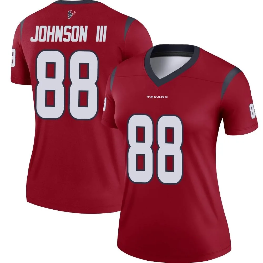 Women's Houston Texans Johnny Johnson Iii Nike Legend Red Jersey Women's Houston Texans Johnny Johnson Iii Nike Legend Red Jersey