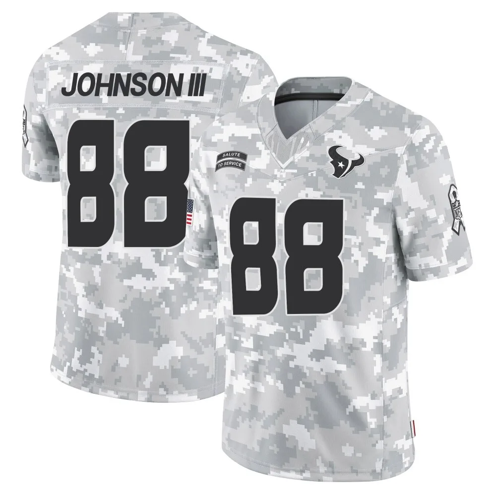 Youth Houston Texans Johnny Johnson Iii Nike 2024 Salute to Service Limited Arctic Camo Jersey Youth Houston Texans Johnny Johnson Iii Nike 2024 Salute to Service Limited Arctic Camo Jersey