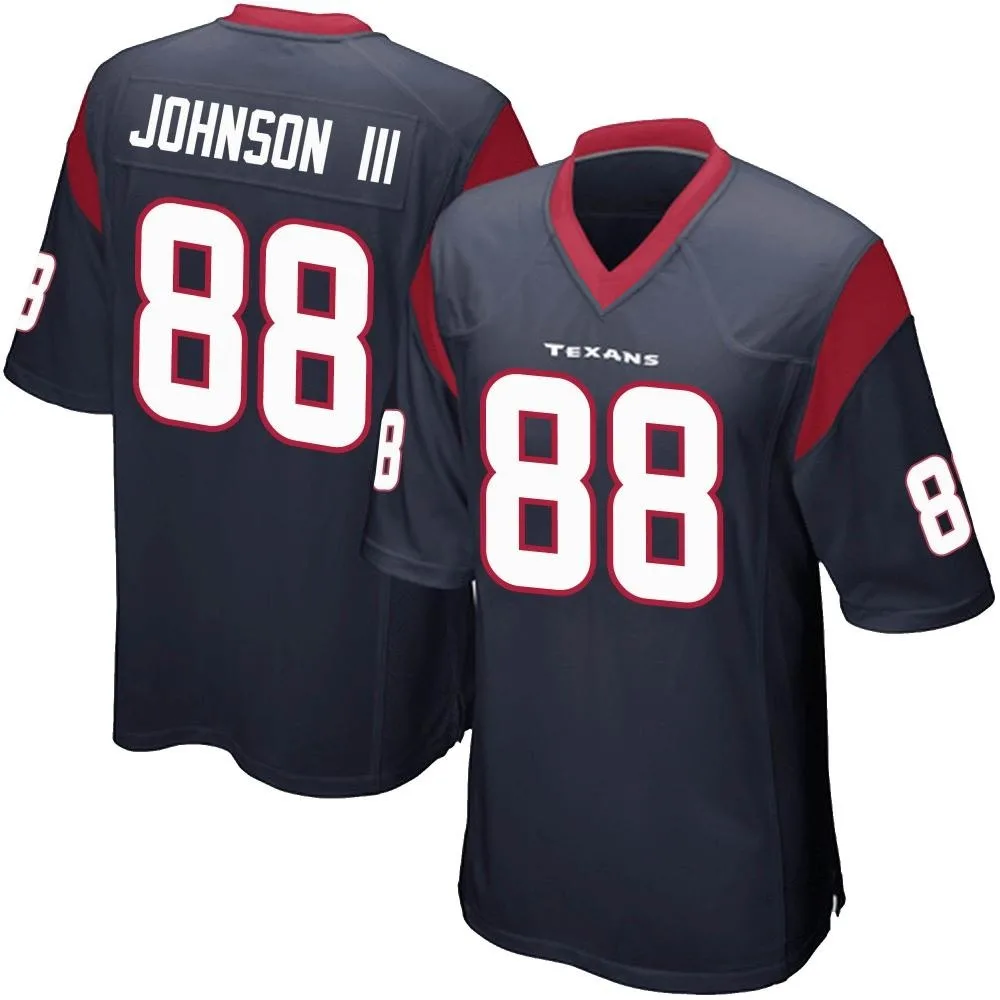 Youth Houston Texans Johnny Johnson Iii Nike Team Color Game Navy Blue Jersey Youth Houston Texans Johnny Johnson Iii Nike Team Color Game Navy Blue Jersey