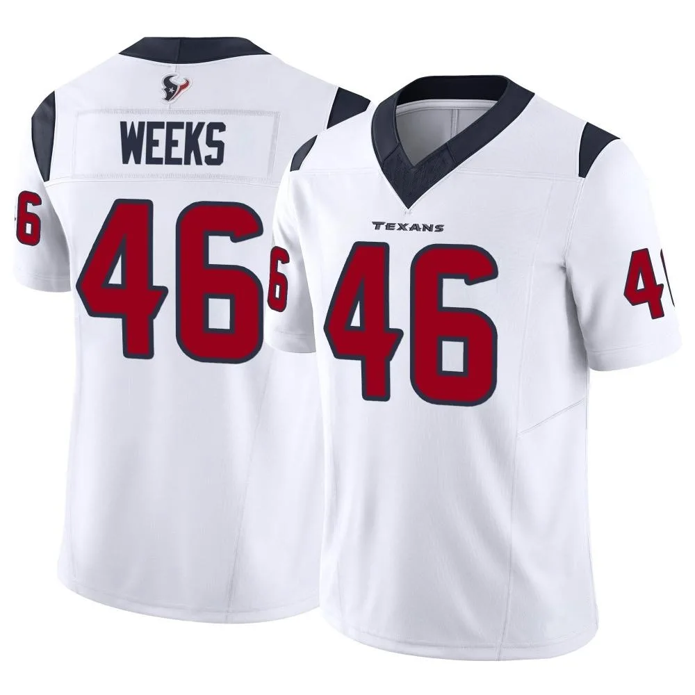 Men's Houston Texans Jon Weeks Nike Vapor F.U.S.E. Limited White Jersey Men's Houston Texans Jon Weeks Nike Vapor F.U.S.E. Limited White Jersey
