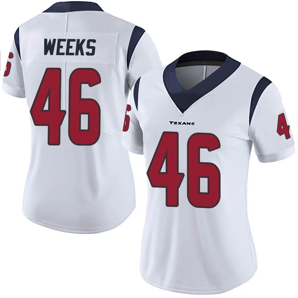 Women's Houston Texans Jon Weeks Nike Vapor Untouchable Limited White Jersey Women's Houston Texans Jon Weeks Nike Vapor Untouchable Limited White Jersey