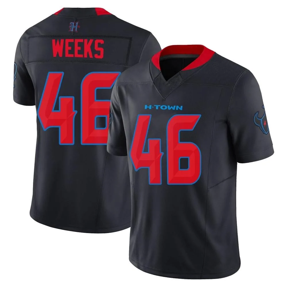 Youth Houston Texans Jon Weeks Nike 2nd Alternate Vapor F.U.S.E. Limited Navy Jersey Youth Houston Texans Jon Weeks Nike 2nd Alternate Vapor F.U.S.E. Limited Navy Jersey