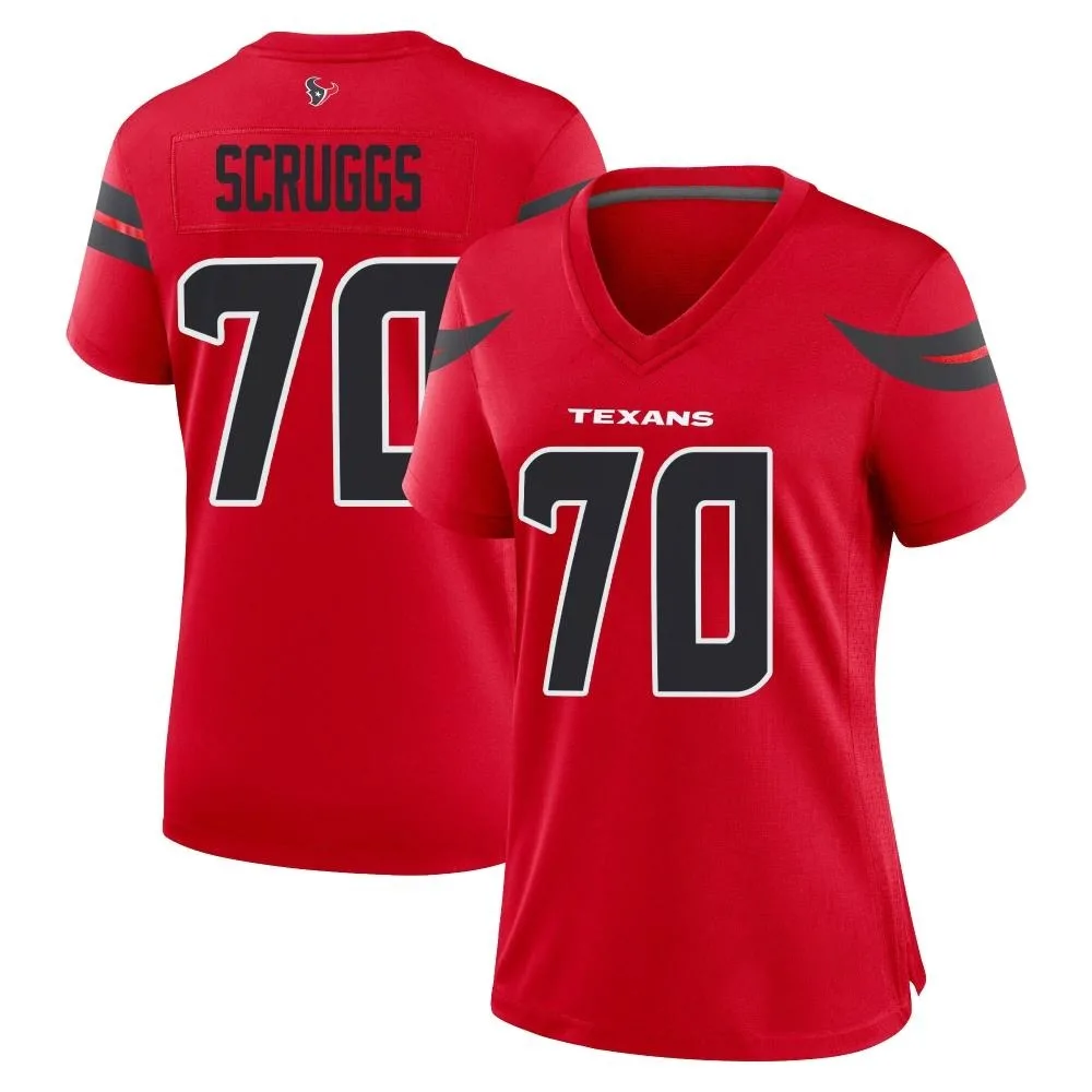Women's Houston Texans Juice Scruggs Nike Alternate Game Red Jersey Women's Houston Texans Juice Scruggs Nike Alternate Game Red Jersey