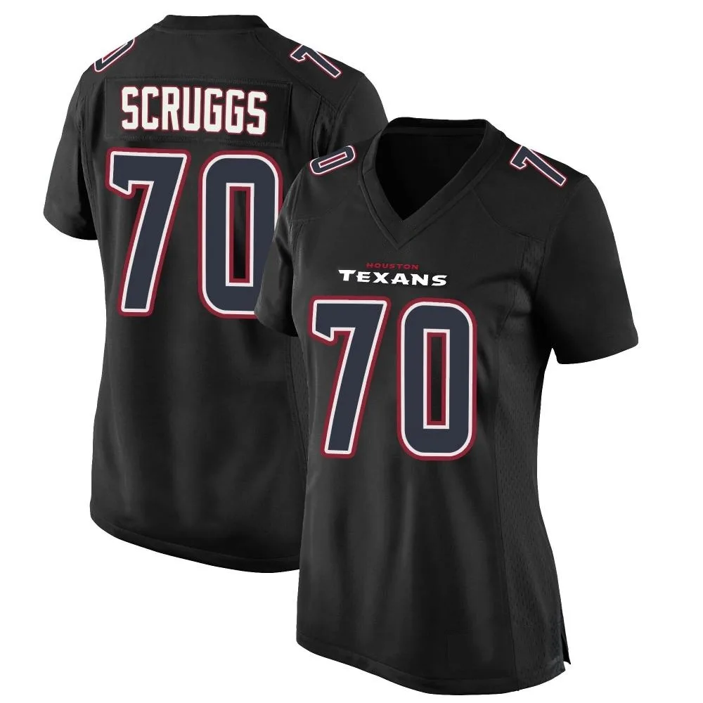 Women's Houston Texans Juice Scruggs Nike Fashion Game Black Jersey Women's Houston Texans Juice Scruggs Nike Fashion Game Black Jersey
