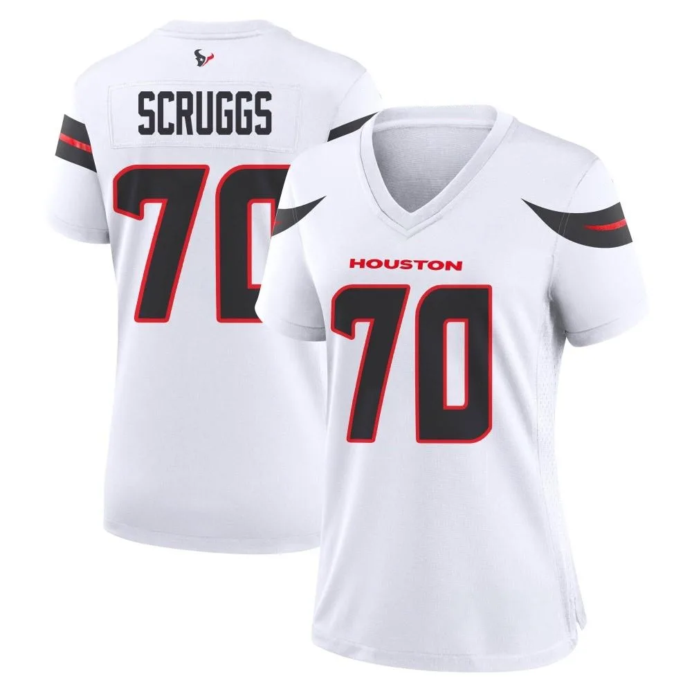 Women's Houston Texans Juice Scruggs Nike Game White Jersey Women's Houston Texans Juice Scruggs Nike Game White Jersey