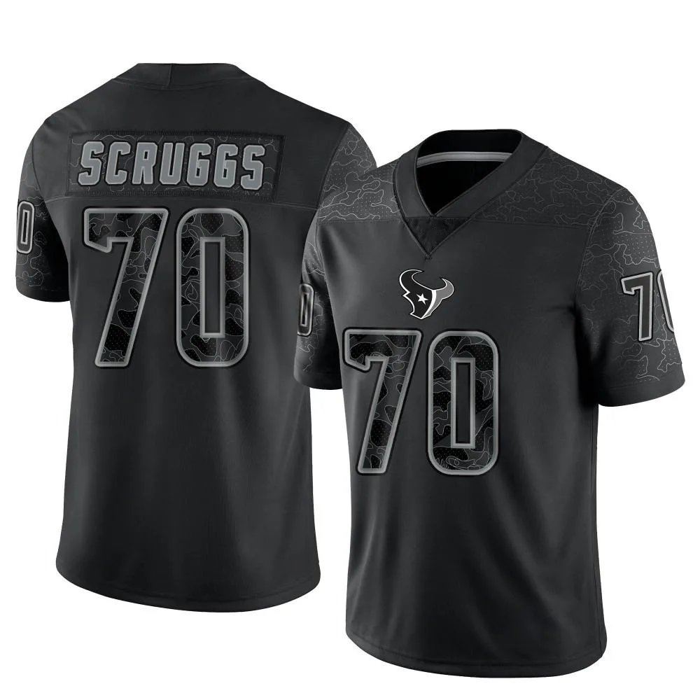 Youth Houston Texans Juice Scruggs Nike Reflective Limited Black Jersey Youth Houston Texans Juice Scruggs Nike Reflective Limited Black Jersey
