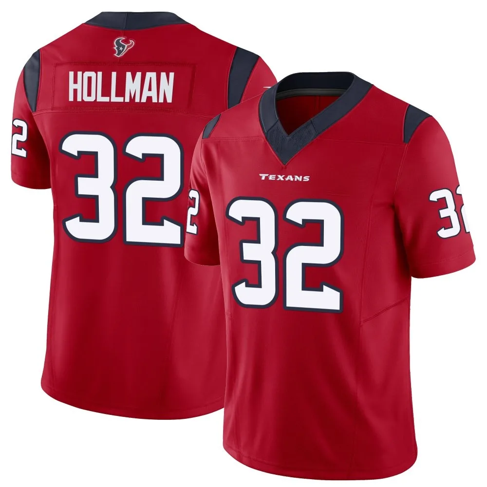 Men's Houston Texans Ka'dar Hollman Nike Vapor F.U.S.E. Limited Red Jersey Men's Houston Texans Ka'dar Hollman Nike Vapor F.U.S.E. Limited Red Jersey