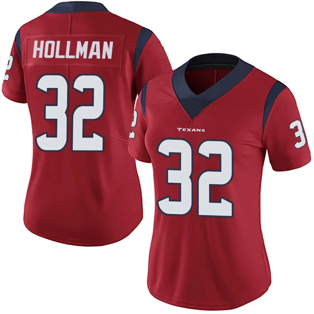 Women's Houston Texans Ka'dar Hollman Nike Alternate Vapor Untouchable Limited Red Jersey Women's Houston Texans Ka'dar Hollman Nike Alternate Vapor Untouchable Limited Red Jersey