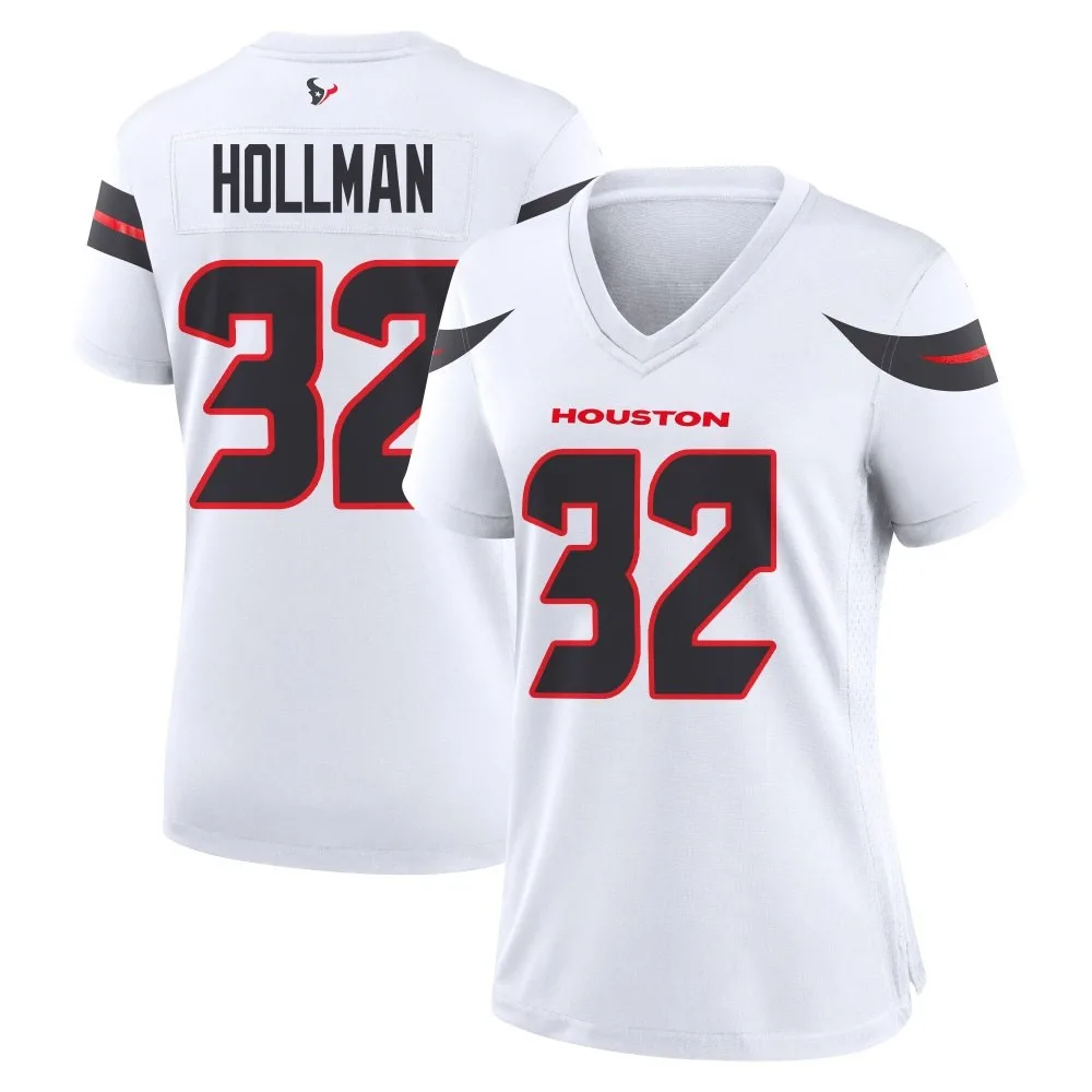 Women's Houston Texans Ka'dar Hollman Nike Game White Jersey Women's Houston Texans Ka'dar Hollman Nike Game White Jersey