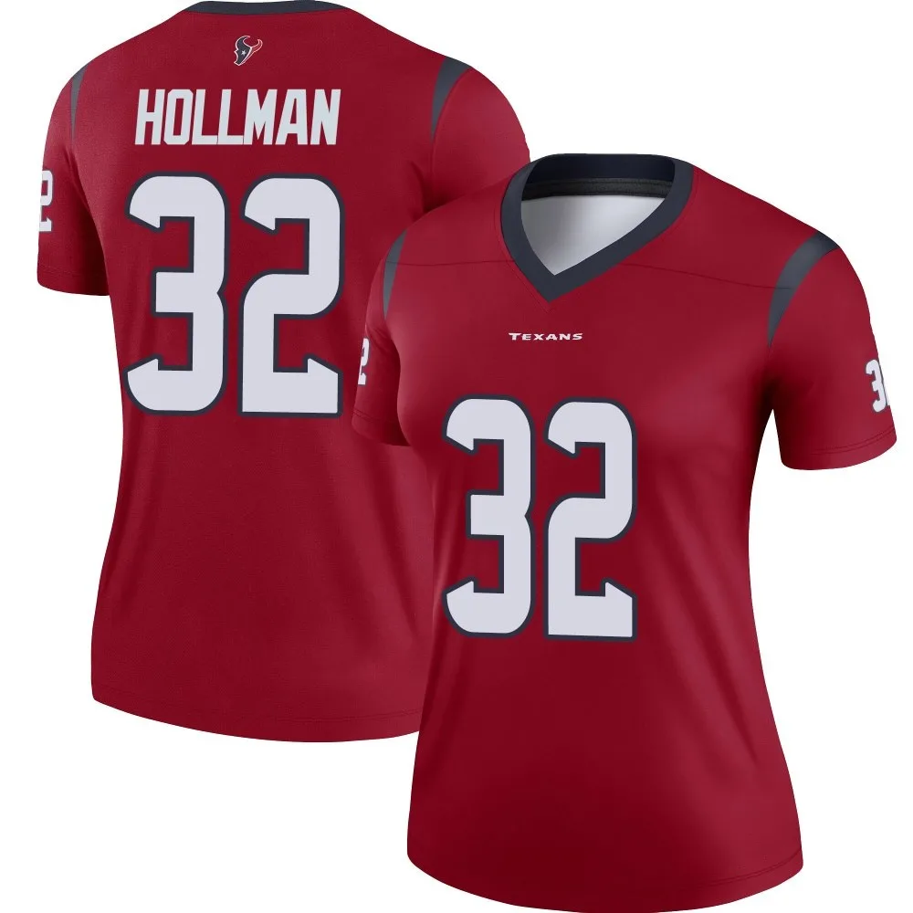 Women's Houston Texans Ka'dar Hollman Nike Legend Red Jersey Women's Houston Texans Ka'dar Hollman Nike Legend Red Jersey