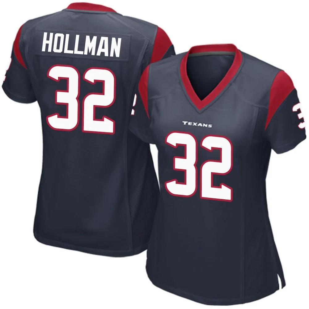Women's Houston Texans Ka'dar Hollman Nike Team Color Game Navy Blue Jersey Women's Houston Texans Ka'dar Hollman Nike Team Color Game Navy Blue Jersey