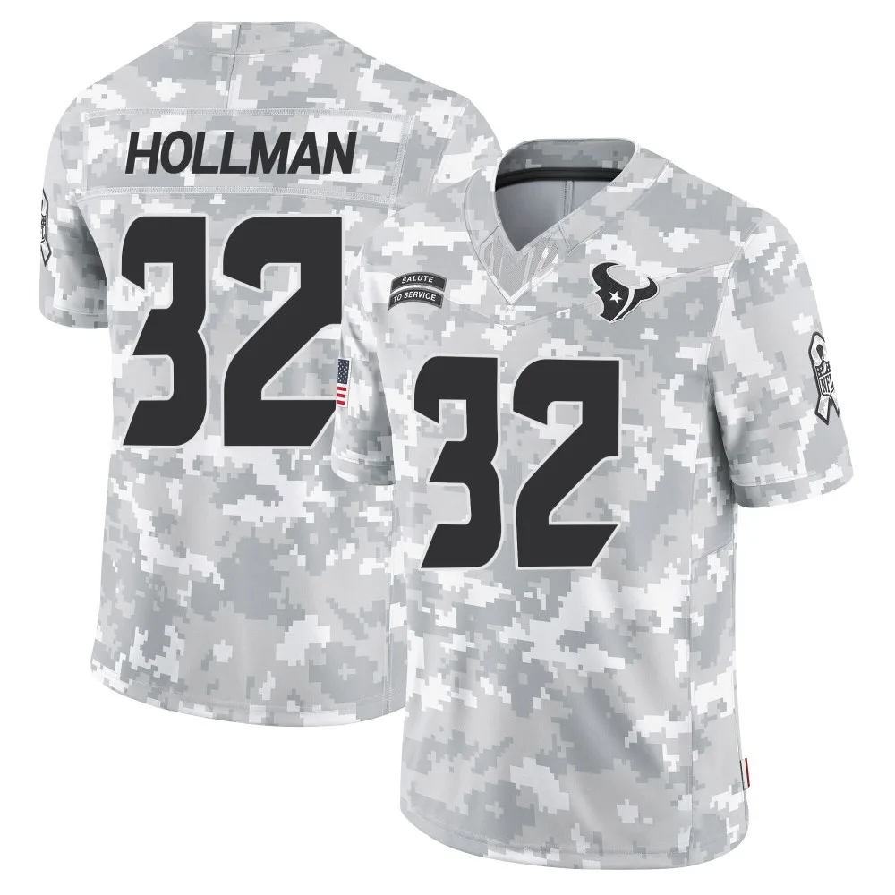 Youth Houston Texans Ka'dar Hollman Nike 2024 Salute to Service Limited Arctic Camo Jersey Youth Houston Texans Ka'dar Hollman Nike 2024 Salute to Service Limited Arctic Camo Jersey