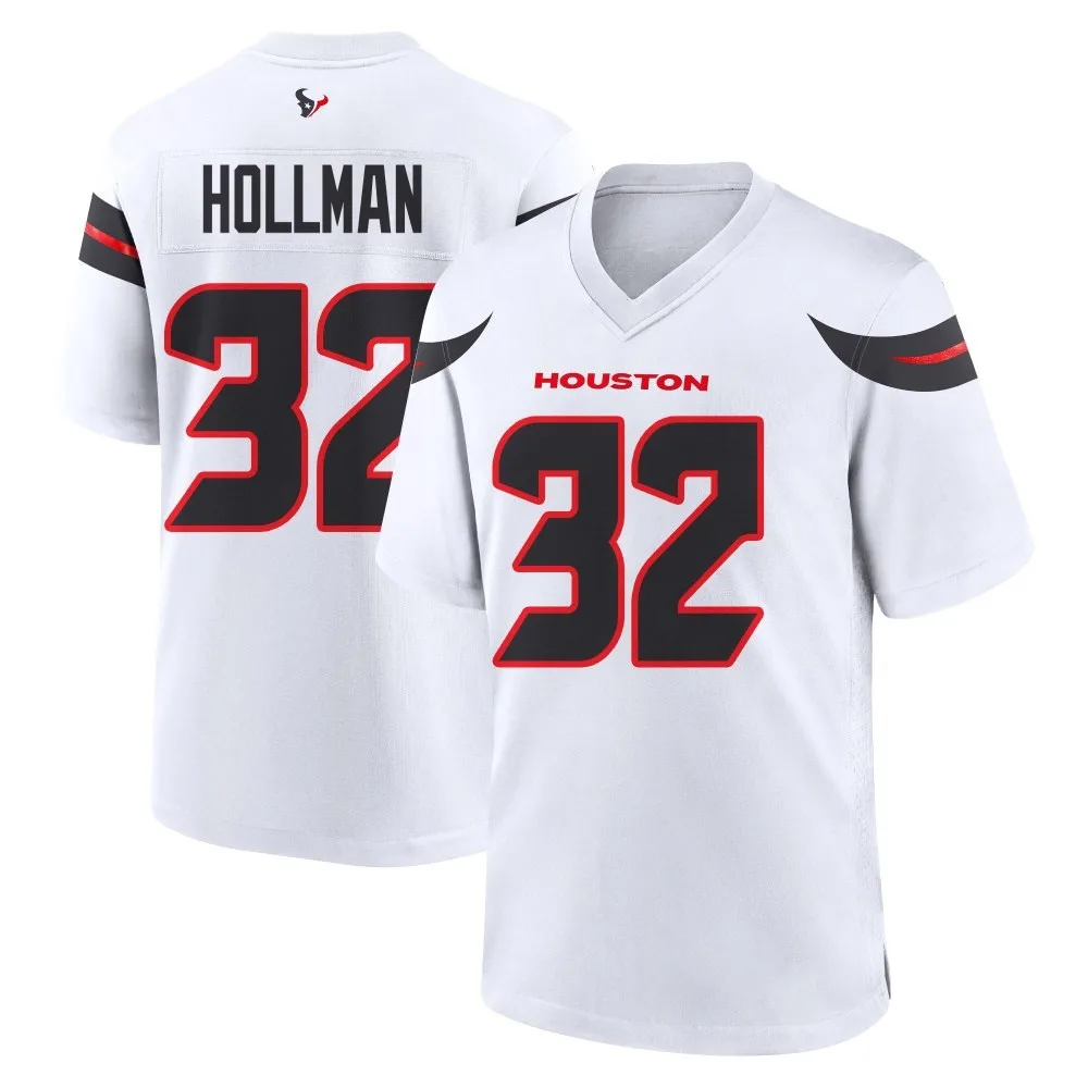 Youth Houston Texans Ka'dar Hollman Nike Game White Jersey Youth Houston Texans Ka'dar Hollman Nike Game White Jersey