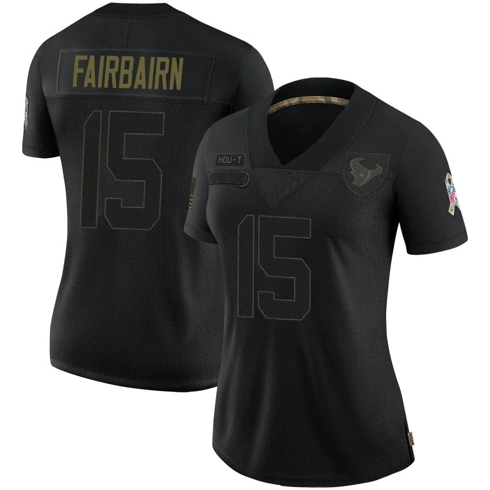 Women's Houston Texans Ka'imi Fairbairn Nike 2020 Salute To Service Limited Black Jersey Women's Houston Texans Ka'imi Fairbairn Nike 2020 Salute To Service Limited Black Jersey