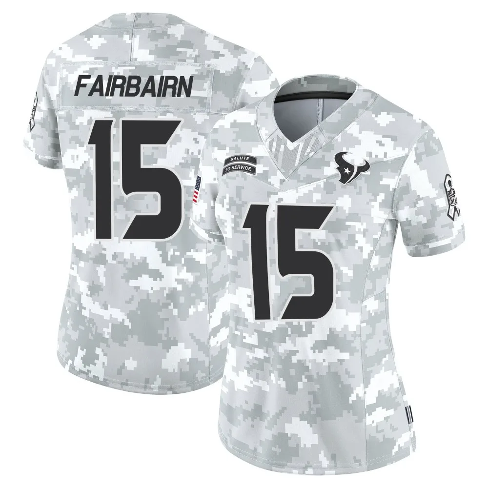 Women's Houston Texans Ka'imi Fairbairn Nike 2024 Salute to Service Limited Arctic Camo Jersey Women's Houston Texans Ka'imi Fairbairn Nike 2024 Salute to Service Limited Arctic Camo Jersey