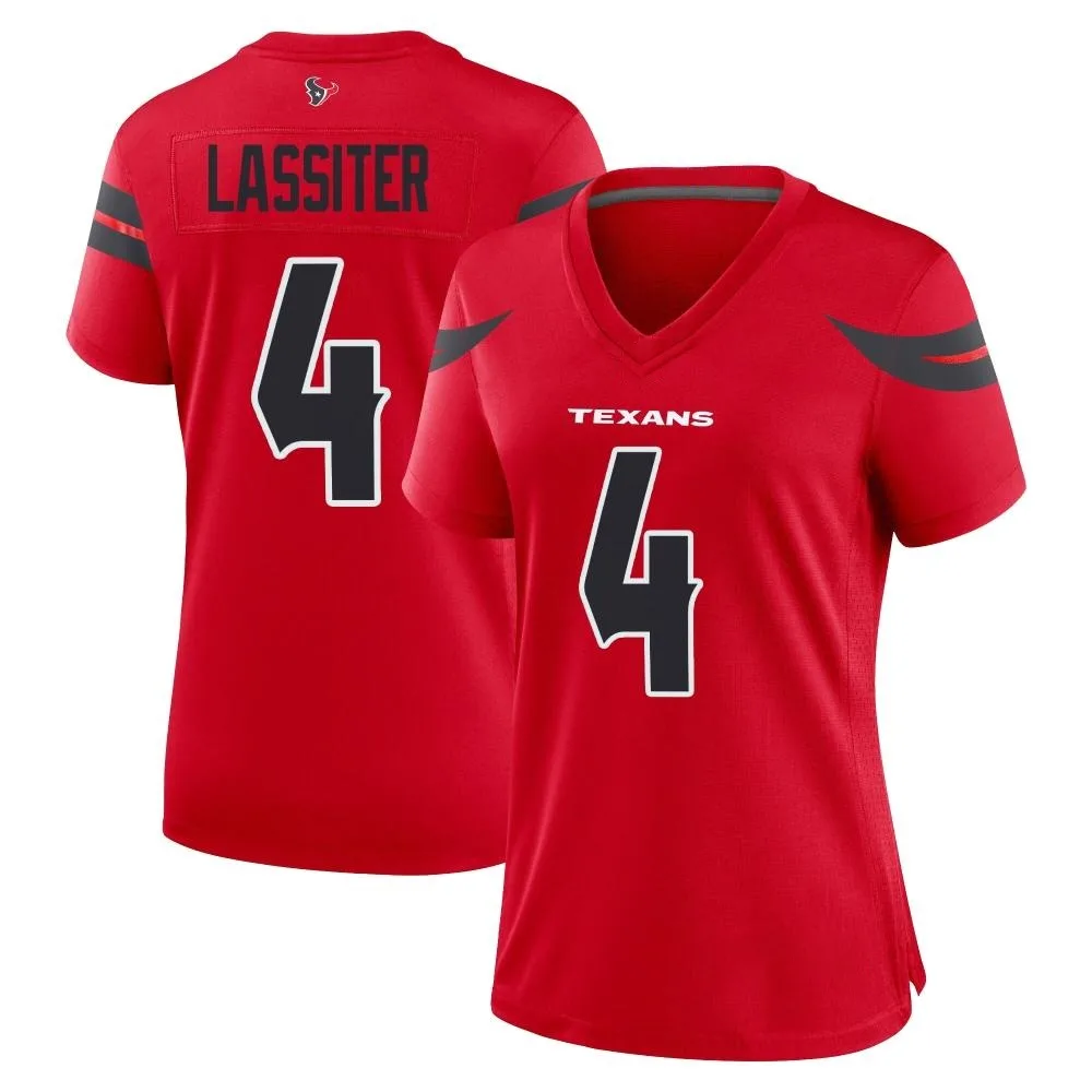 Women's Houston Texans Kamari Lassiter Nike Alternate Game Red Jersey Women's Houston Texans Kamari Lassiter Nike Alternate Game Red Jersey