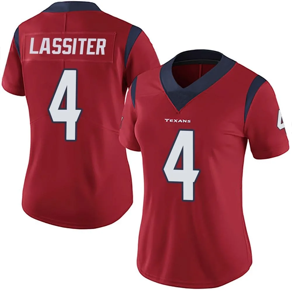 Women's Houston Texans Kamari Lassiter Nike Alternate Vapor Untouchable Limited Red Jersey Women's Houston Texans Kamari Lassiter Nike Alternate Vapor Untouchable Limited Red Jersey