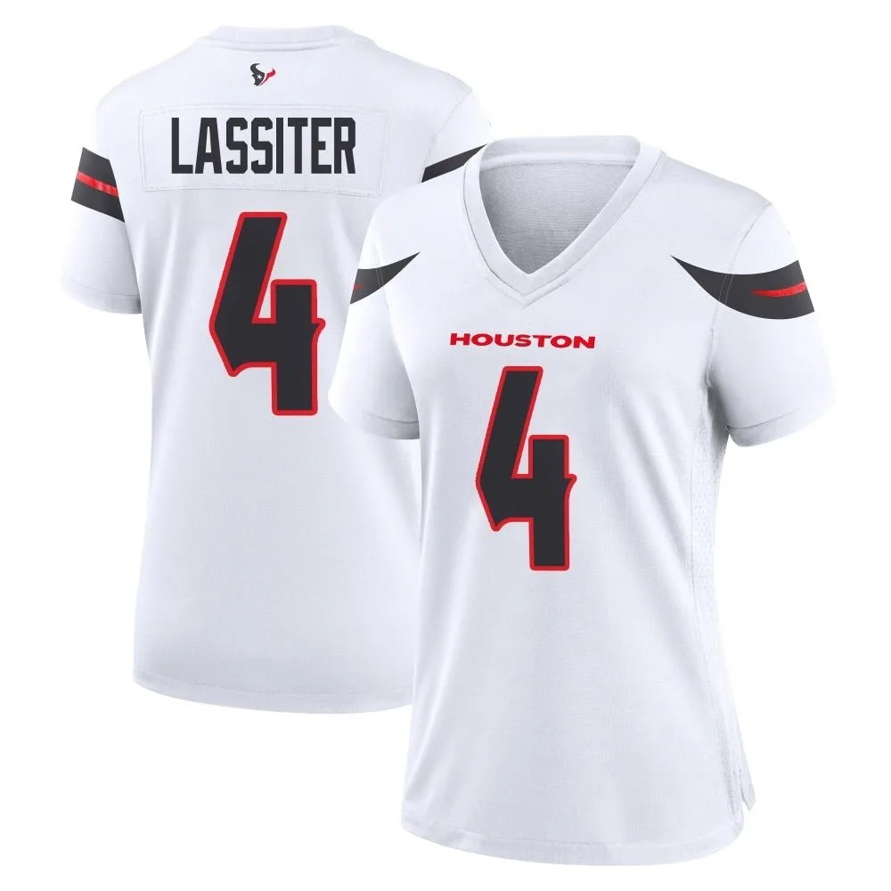 Women's Houston Texans Kamari Lassiter Nike Game White Jersey Women's Houston Texans Kamari Lassiter Nike Game White Jersey