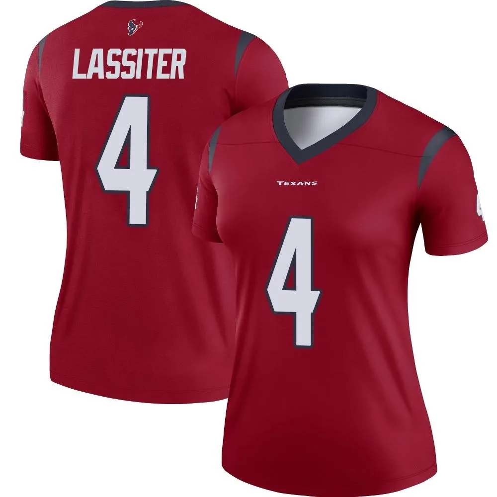 Women's Houston Texans Kamari Lassiter Nike Legend Red Jersey Women's Houston Texans Kamari Lassiter Nike Legend Red Jersey