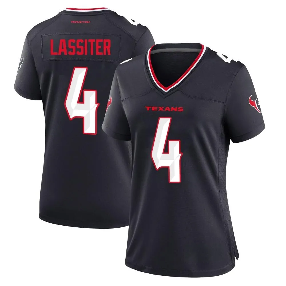 Women's Houston Texans Kamari Lassiter Nike Team Game Navy Jersey Women's Houston Texans Kamari Lassiter Nike Team Game Navy Jersey