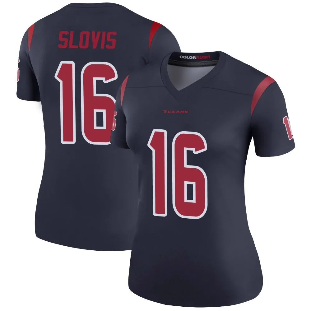 Women's Houston Texans Kedon Slovis Nike Color Rush Legend Navy Jersey Women's Houston Texans Kedon Slovis Nike Color Rush Legend Navy Jersey