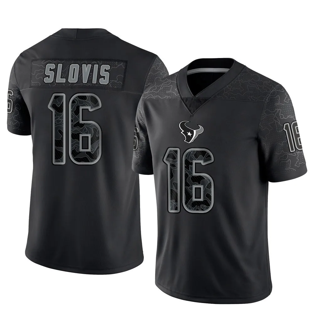 Youth Houston Texans Kedon Slovis Nike Reflective Limited Black Jersey Youth Houston Texans Kedon Slovis Nike Reflective Limited Black Jersey