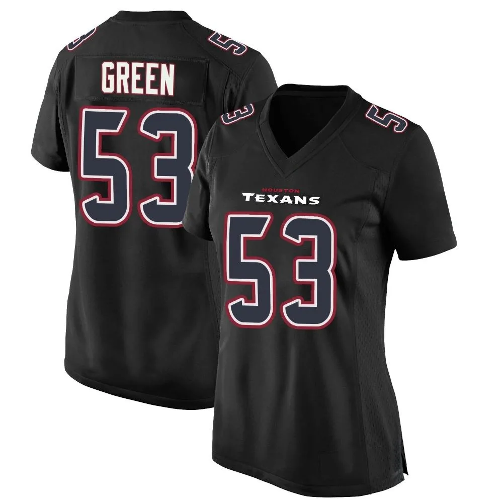 Women's Houston Texans Kendrick Green Nike Fashion Game Black Jersey Women's Houston Texans Kendrick Green Nike Fashion Game Black Jersey