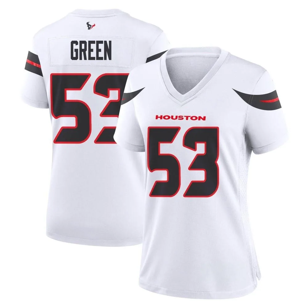 Women's Houston Texans Kendrick Green Nike Game White Jersey Women's Houston Texans Kendrick Green Nike Game White Jersey