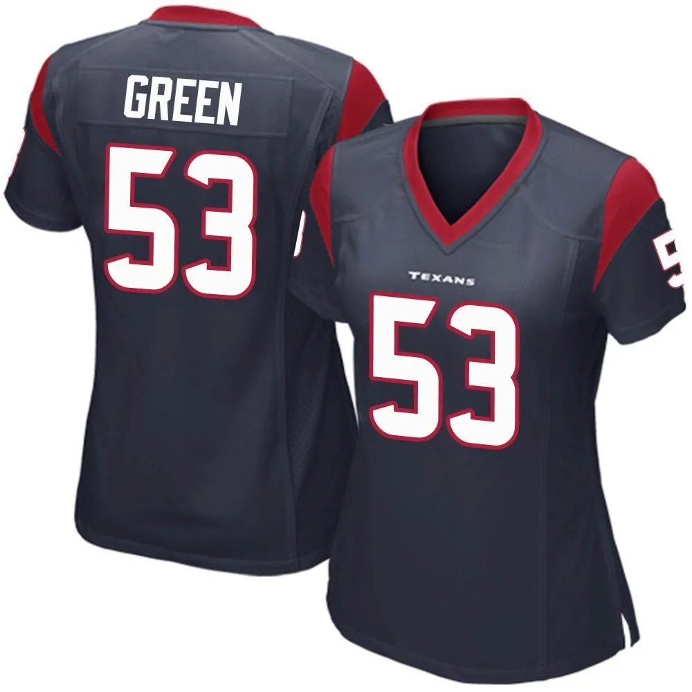 Women's Houston Texans Kendrick Green Nike Team Color Game Navy Blue Jersey Women's Houston Texans Kendrick Green Nike Team Color Game Navy Blue Jersey