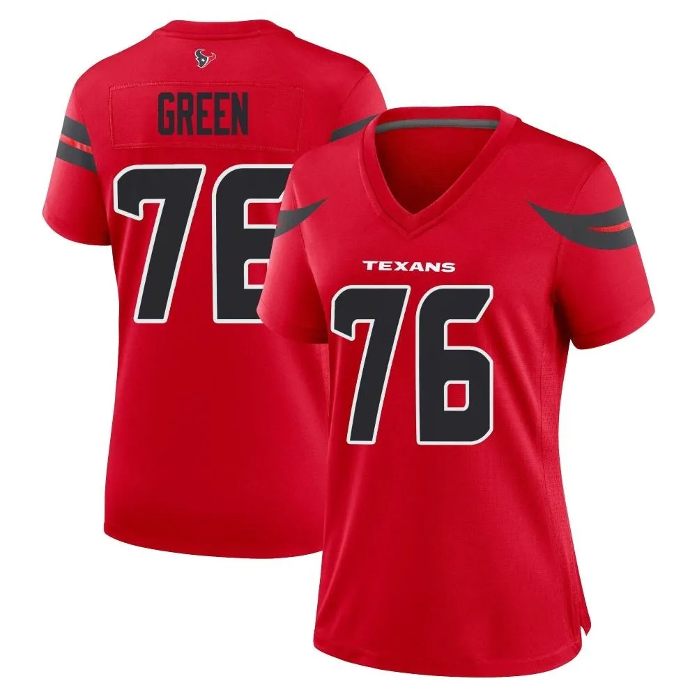 Women's Houston Texans Kenyon Green Nike Alternate Game Red Jersey Women's Houston Texans Kenyon Green Nike Alternate Game Red Jersey