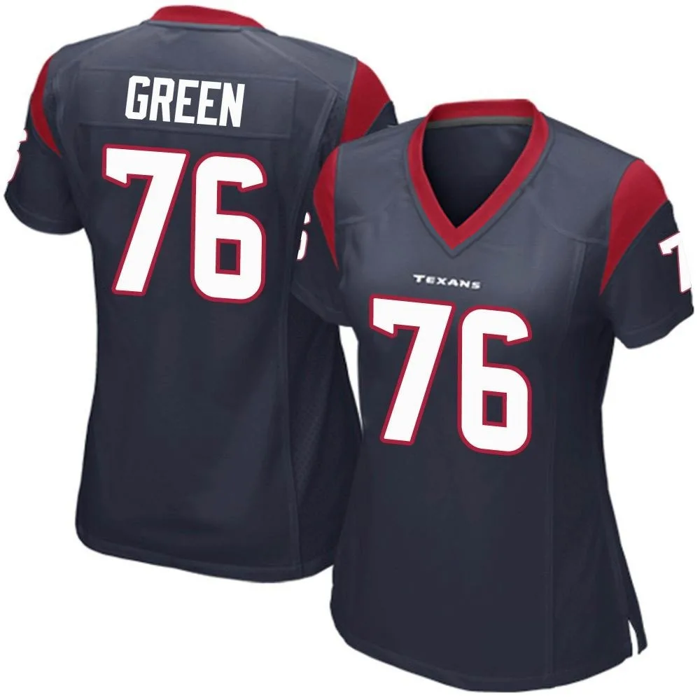 Women's Houston Texans Kenyon Green Nike Team Color Game Navy Blue Jersey Women's Houston Texans Kenyon Green Nike Team Color Game Navy Blue Jersey