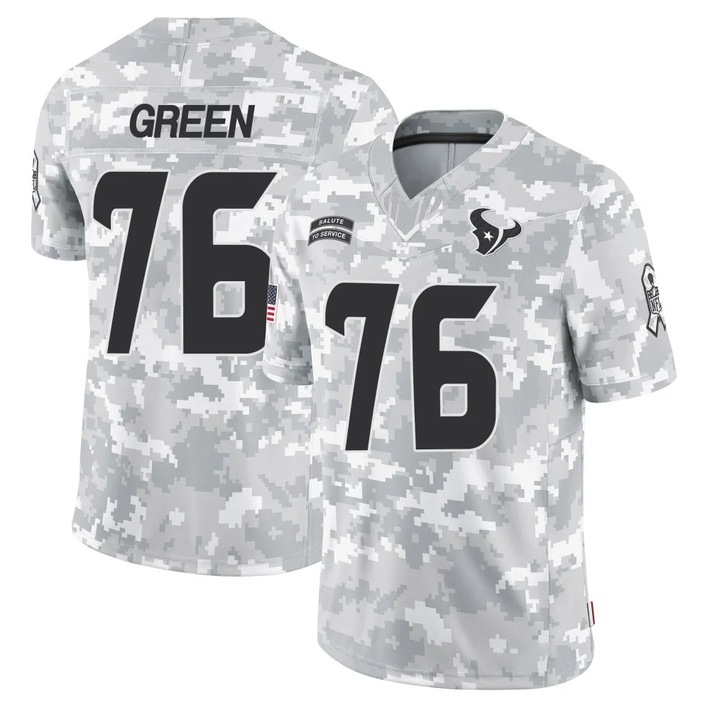 Youth Houston Texans Kenyon Green Nike 2024 Salute to Service Limited Arctic Camo Jersey Youth Houston Texans Kenyon Green Nike 2024 Salute to Service Limited Arctic Camo Jersey