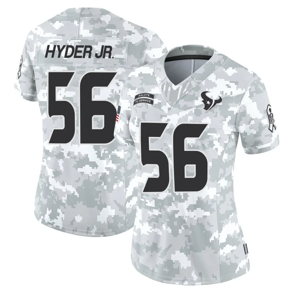 Women's Houston Texans Kerry Hyder Jr. Nike 2024 Salute to Service Limited Arctic Camo Jersey Women's Houston Texans Kerry Hyder Jr. Nike 2024 Salute to Service Limited Arctic Camo Jersey