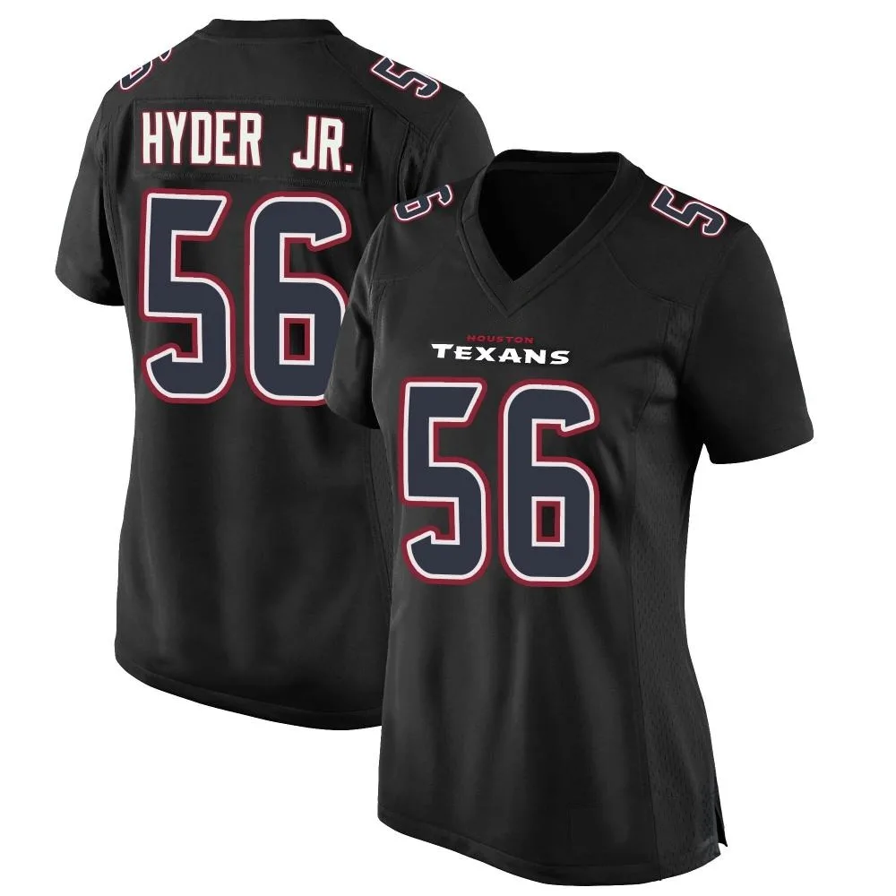 Women's Houston Texans Kerry Hyder Jr. Nike Fashion Game Black Jersey Women's Houston Texans Kerry Hyder Jr. Nike Fashion Game Black Jersey