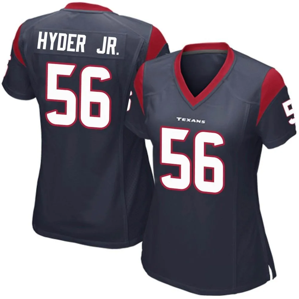 Women's Houston Texans Kerry Hyder Jr. Nike Team Color Game Navy Blue Jersey Women's Houston Texans Kerry Hyder Jr. Nike Team Color Game Navy Blue Jersey