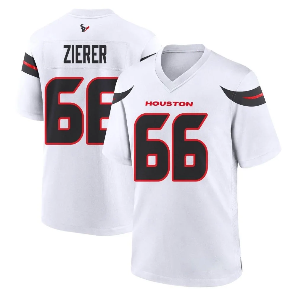 Men's Houston Texans Kilian Zierer Nike Game White Jersey Men's Houston Texans Kilian Zierer Nike Game White Jersey