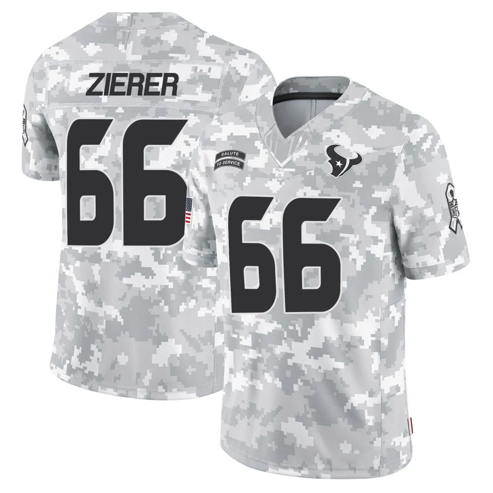 Youth Houston Texans Kilian Zierer Nike 2024 Salute to Service Limited Arctic Camo Jersey Youth Houston Texans Kilian Zierer Nike 2024 Salute to Service Limited Arctic Camo Jersey