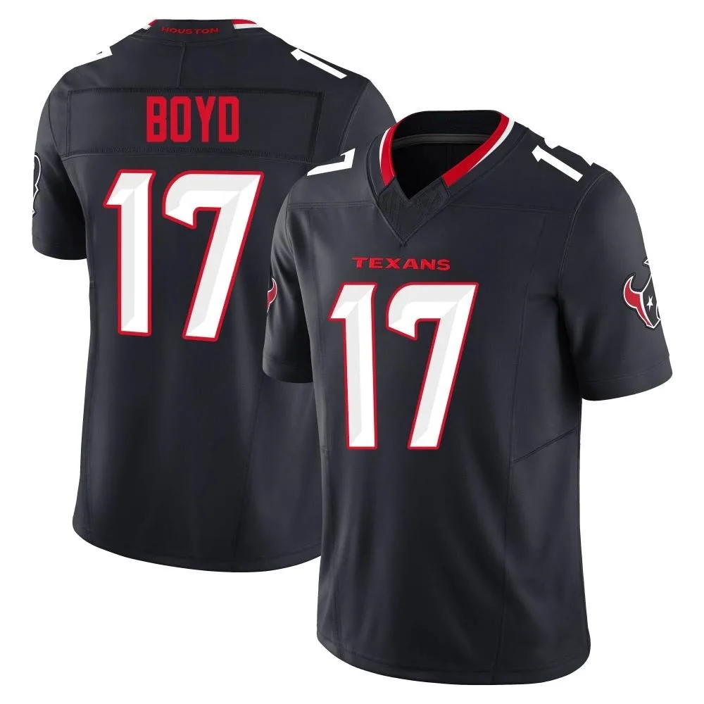 Men's Houston Texans Kris Boyd Nike Alternate Vapor F.U.S.E. Limited Navy Jersey Men's Houston Texans Kris Boyd Nike Alternate Vapor F.U.S.E. Limited Navy Jersey