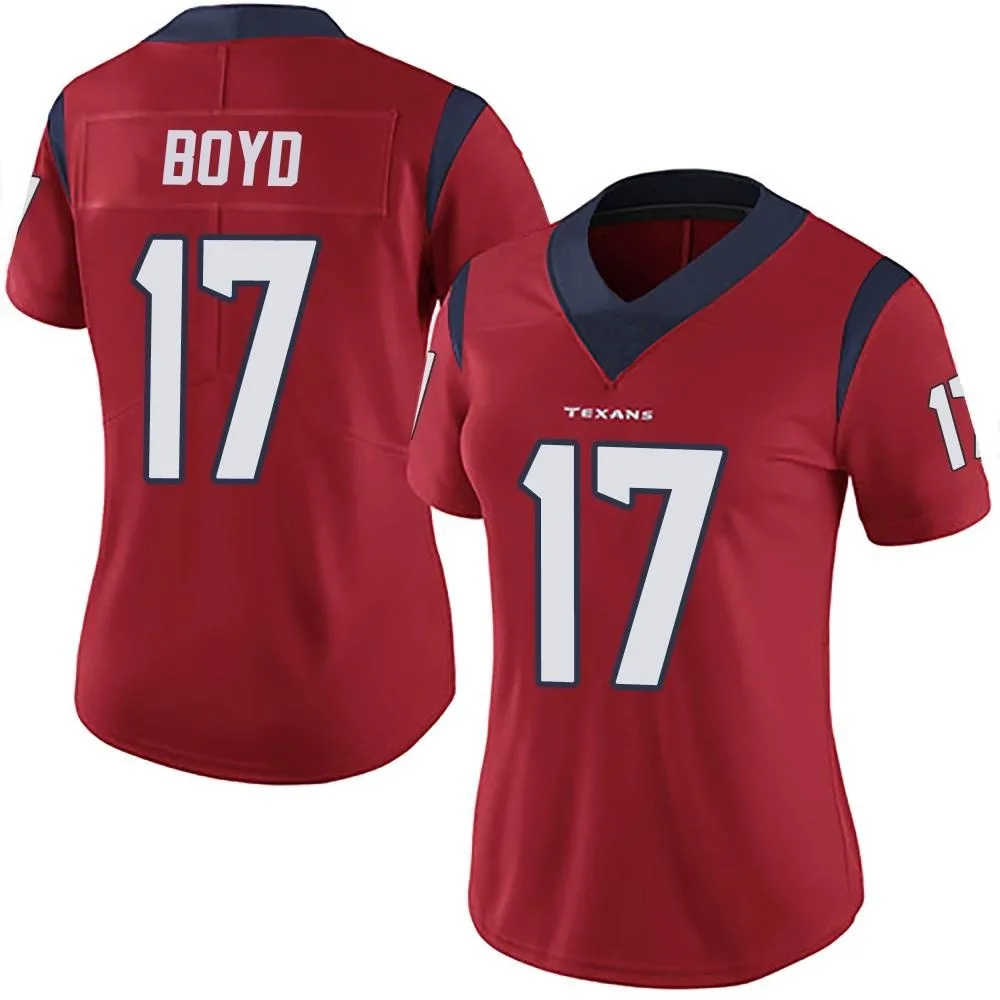 Women's Houston Texans Kris Boyd Nike Alternate Vapor Untouchable Limited Red Jersey Women's Houston Texans Kris Boyd Nike Alternate Vapor Untouchable Limited Red Jersey
