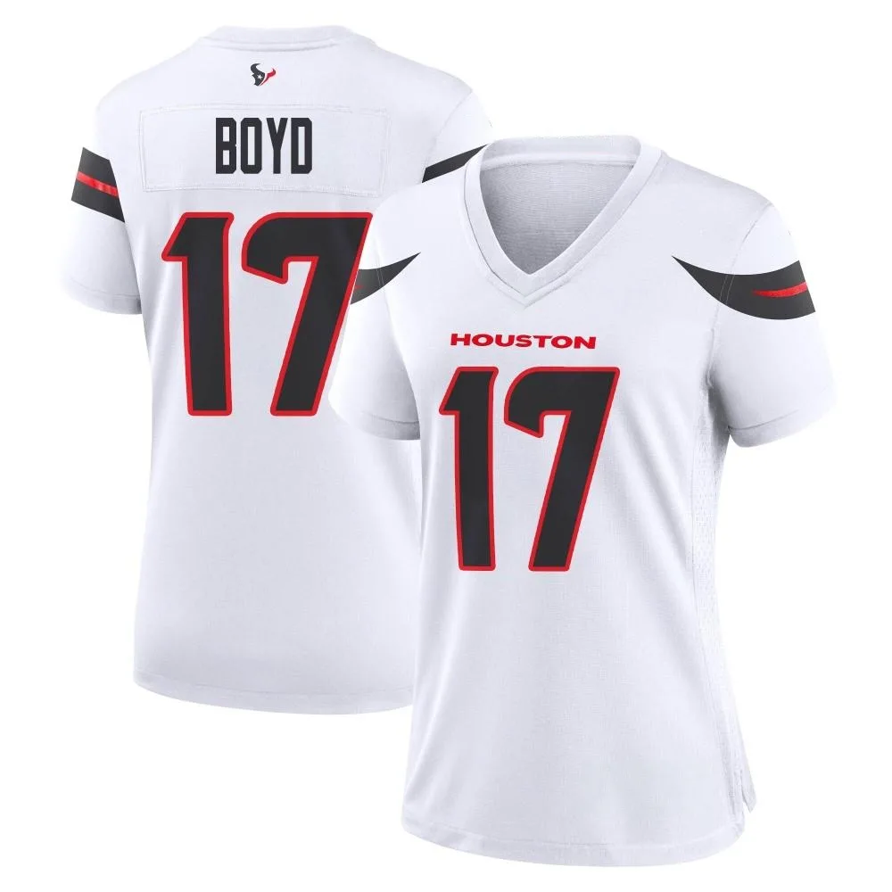 Women's Houston Texans Kris Boyd Nike Game White Jersey Women's Houston Texans Kris Boyd Nike Game White Jersey