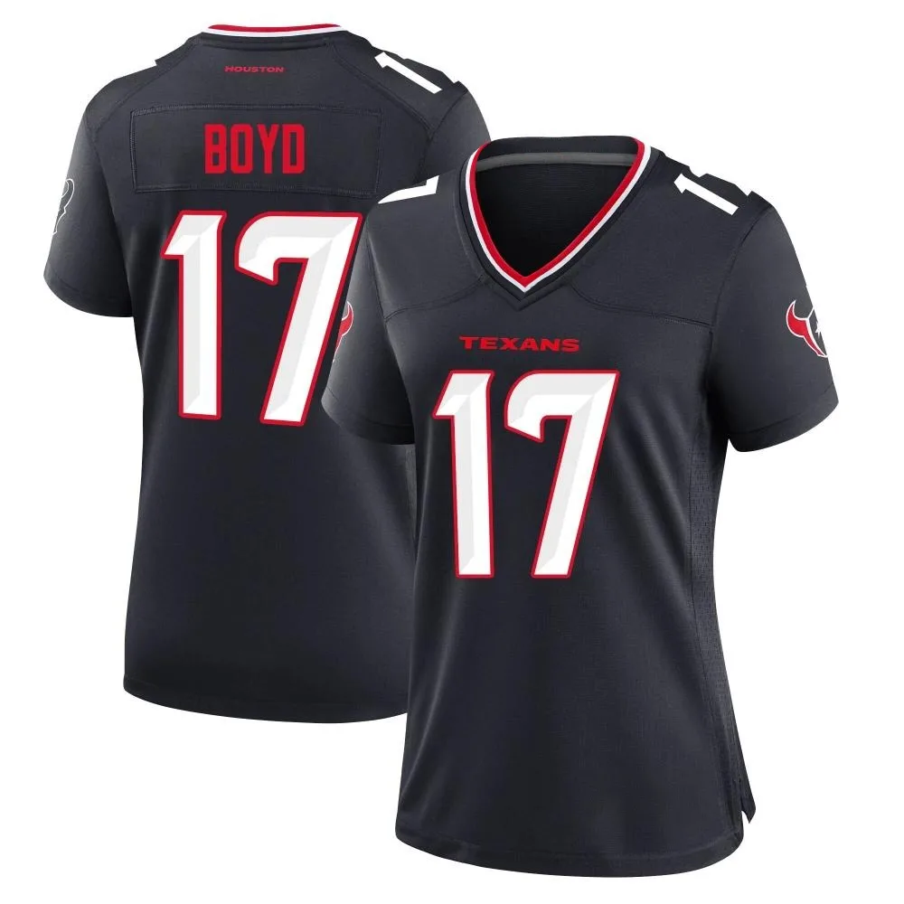 Women's Houston Texans Kris Boyd Nike Team Game Navy Jersey Women's Houston Texans Kris Boyd Nike Team Game Navy Jersey