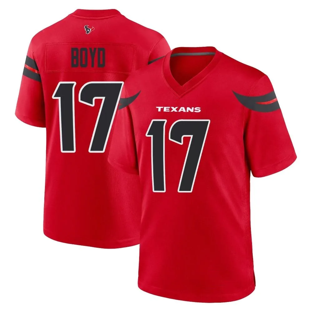 Youth Houston Texans Kris Boyd Nike Alternate Game Red Jersey Youth Houston Texans Kris Boyd Nike Alternate Game Red Jersey