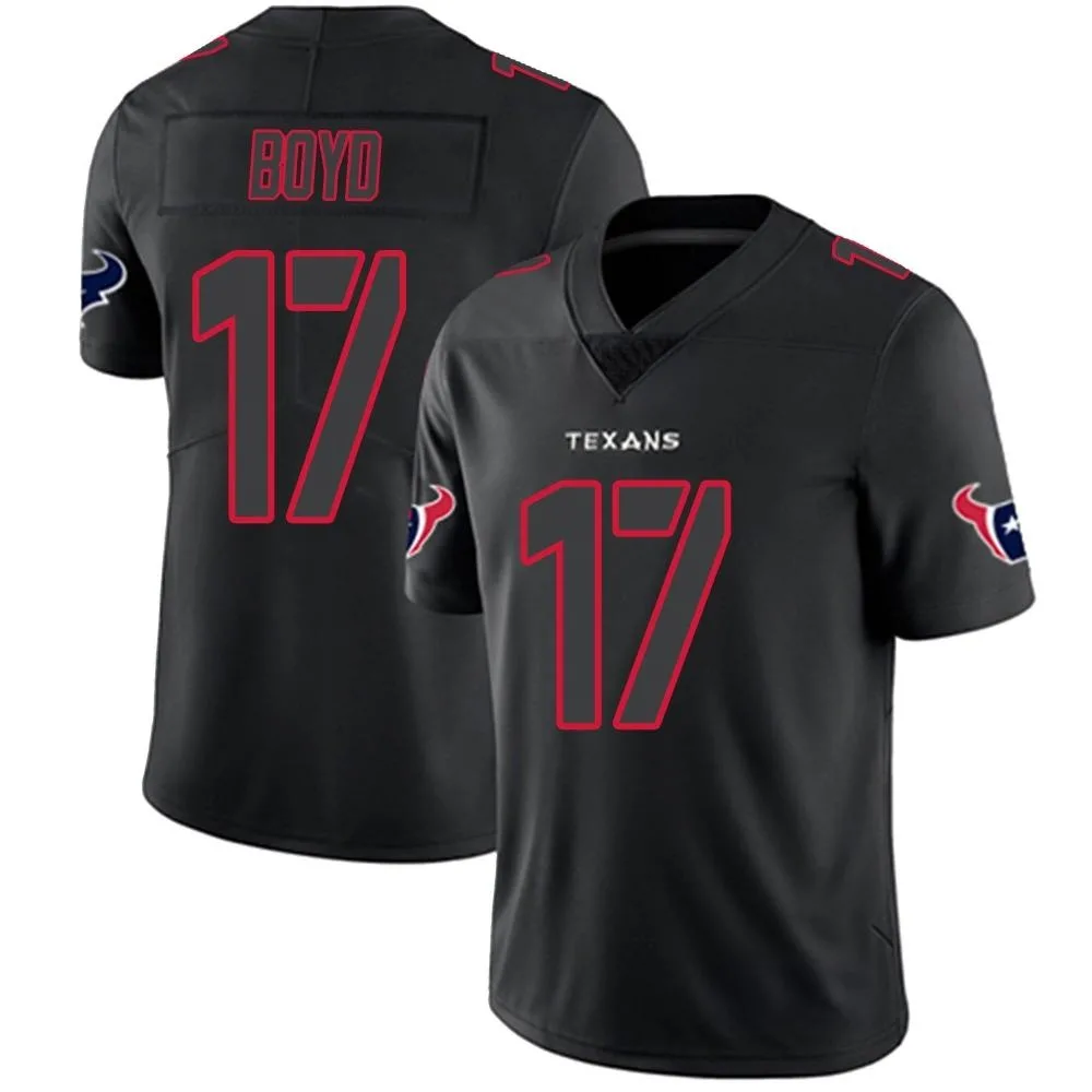Youth Houston Texans Kris Boyd Nike Limited Black Impact Jersey Youth Houston Texans Kris Boyd Nike Limited Black Impact Jersey