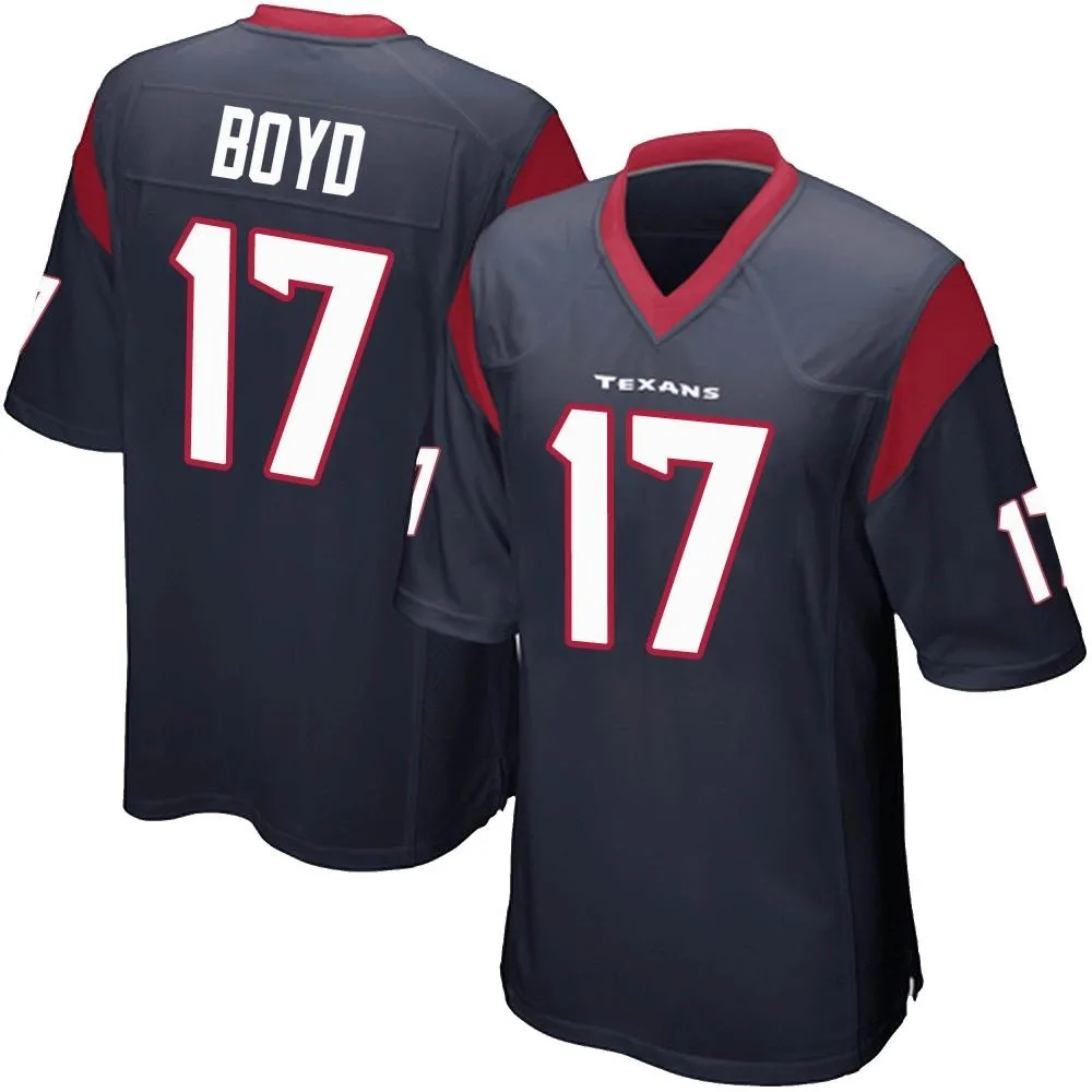 Youth Houston Texans Kris Boyd Nike Team Color Game Navy Blue Jersey Youth Houston Texans Kris Boyd Nike Team Color Game Navy Blue Jersey