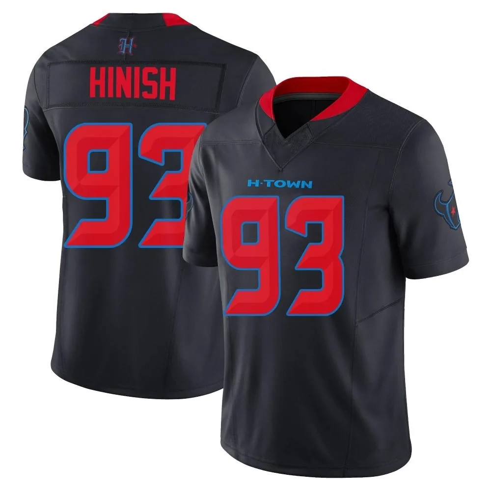 Men's Houston Texans Kurt Hinish Nike 2nd Alternate Vapor F.U.S.E. Limited Navy Jersey Men's Houston Texans Kurt Hinish Nike 2nd Alternate Vapor F.U.S.E. Limited Navy Jersey