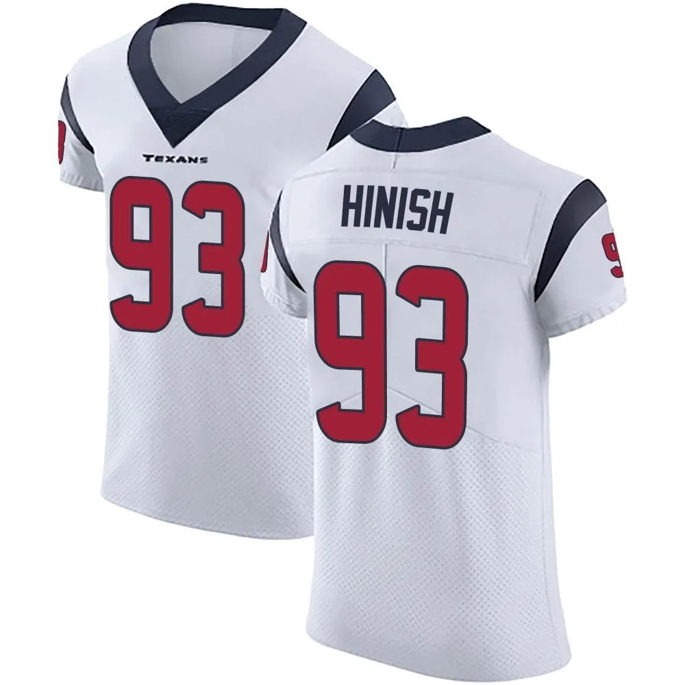 Men's Houston Texans Kurt Hinish Nike Vapor Untouchable Elite White Jersey Men's Houston Texans Kurt Hinish Nike Vapor Untouchable Elite White Jersey