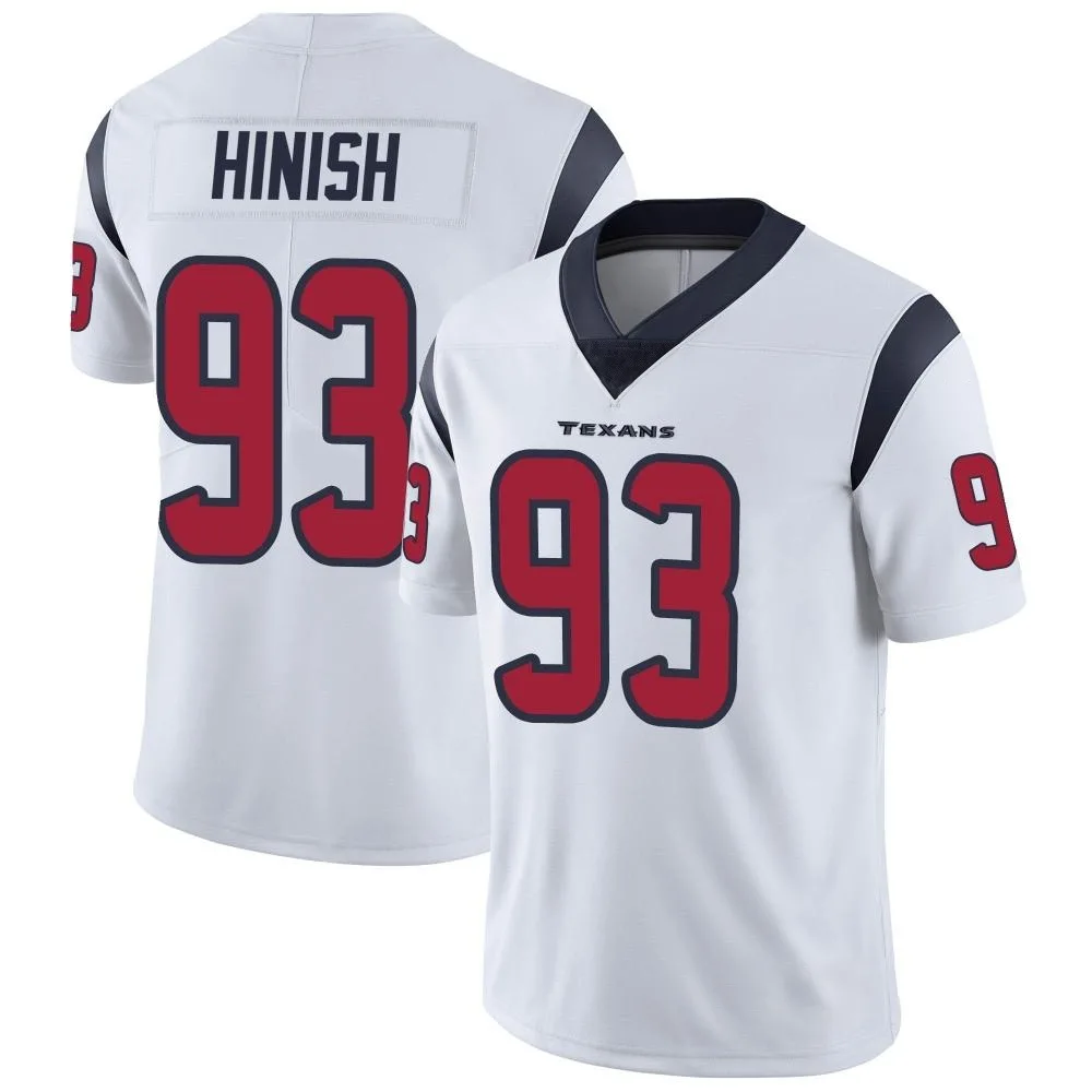 Men's Houston Texans Kurt Hinish Nike Vapor Untouchable Limited White Jersey Men's Houston Texans Kurt Hinish Nike Vapor Untouchable Limited White Jersey