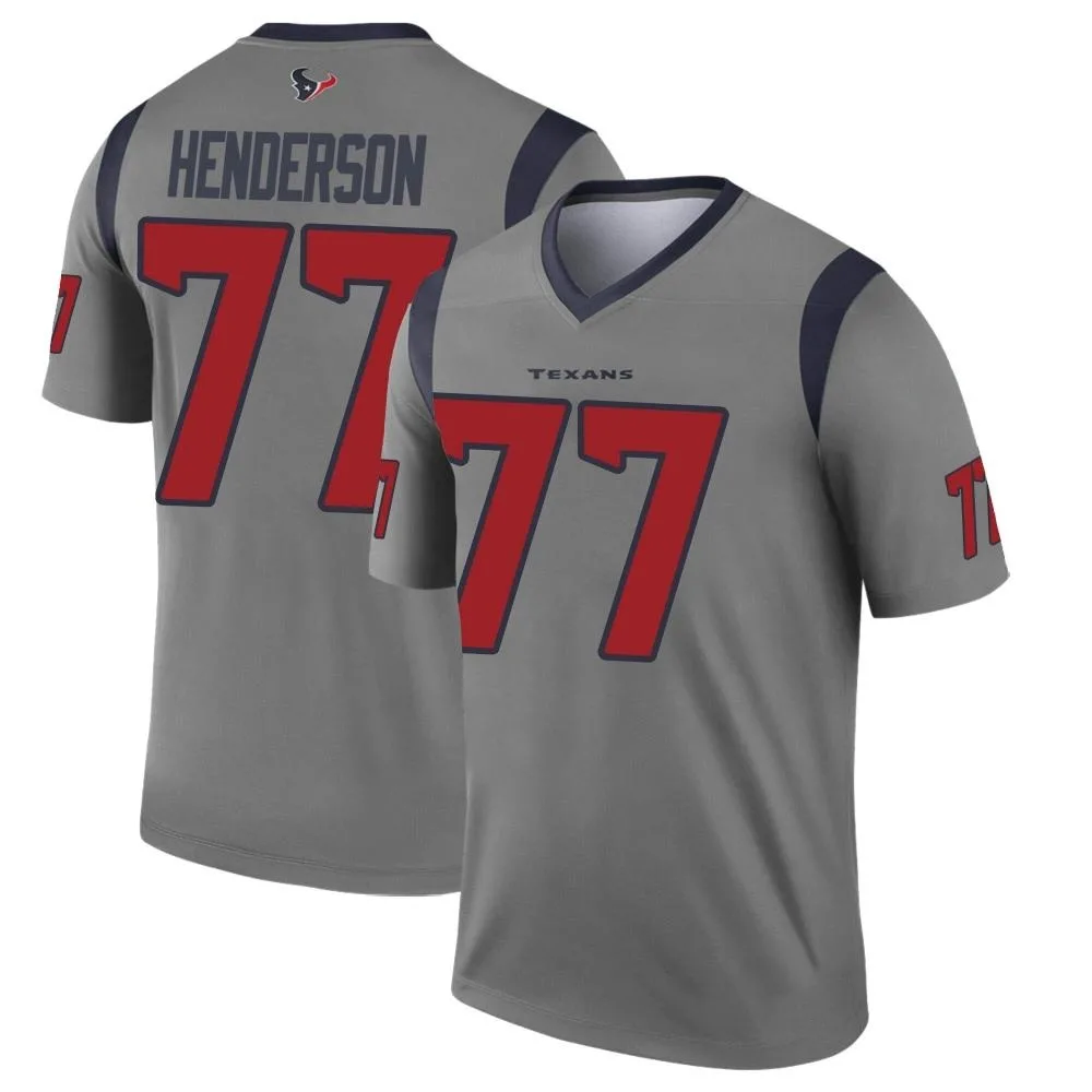 Men's Houston Texans Ladarius Henderson Nike Inverted Legend Gray Jersey Men's Houston Texans Ladarius Henderson Nike Inverted Legend Gray Jersey